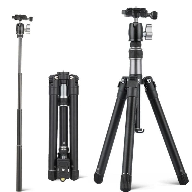 Mini Treppiede Riflettente Q160D 25CM, Treppiede per Telefono Cellulare, Bastone Selfie, Treppiede per Selfie