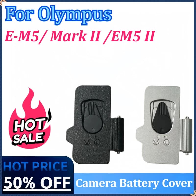 Nuove parti di riparazione del coperchio della batteria dello sportello della batteria per il coperchio della batteria della fotocamera Olympus OM-D E-M5 Mark II EM5 II