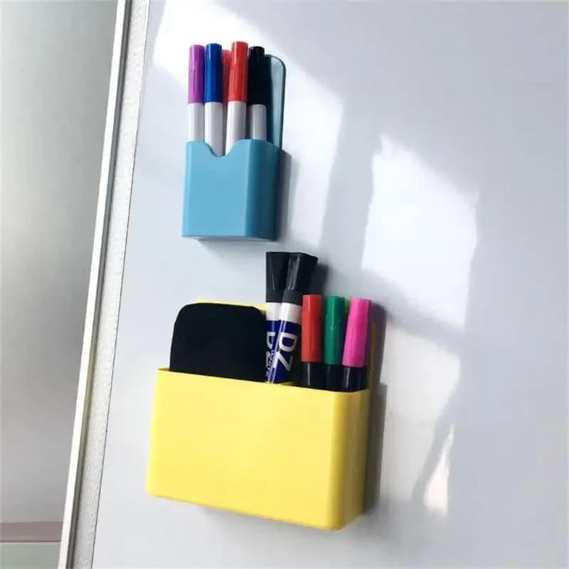Scatola Magnetica per Frigorifero, Organizzatore per Cancelleria, Portapenne, Organizzatore da Scrivania, Contenitore per Pennarelli e Gessetti