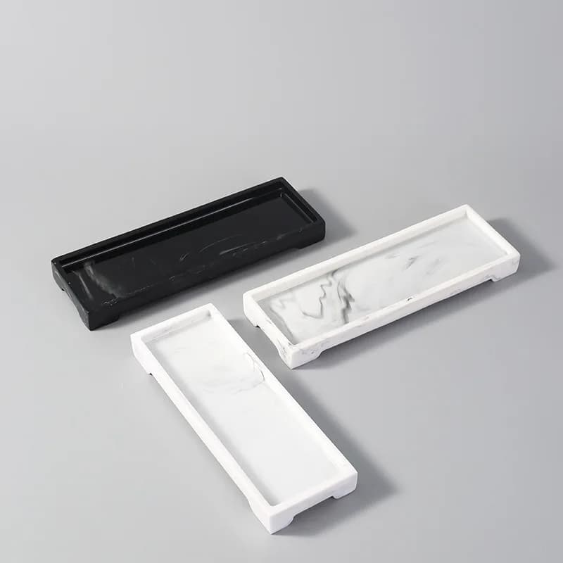 Vassoio in resina per stoviglie Tazza d'acqua Frutta Verdura Lavello da cucina Organizzatore Vassoio portaoggetti Porta spugna Dispenser di sapone