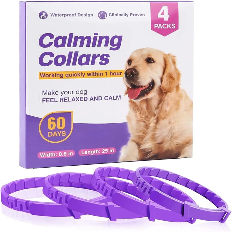 3/4 Pz Cani Calmante Collari Feromoni Animali Domestici Alleviare L'ansia Collare Confortevole Regolabile Per Cucciolo Gattino Accessori Per Cani di Grandi Dimensioni