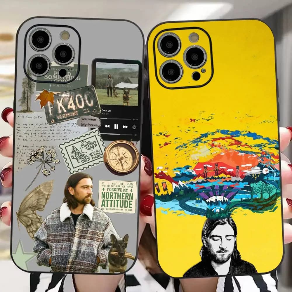 Custodia per telefono N-Noah Kahan Stick Season per iPhone 16 15 14 13 12 11 PRO MAX PLUS Mini TPU Custodia morbida per la pelle