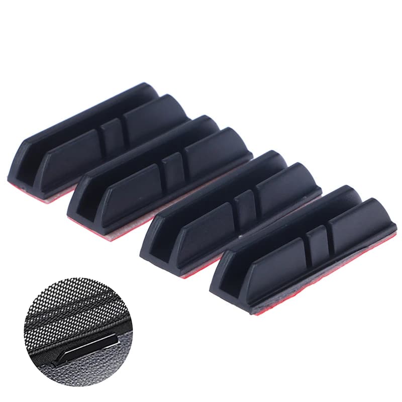 4PCS Car Side Magnetic Window Sunshade Curtain Clip Summer Protection Window Film Fixed Parts 4 * 1cm/1.57 * 0.39inch