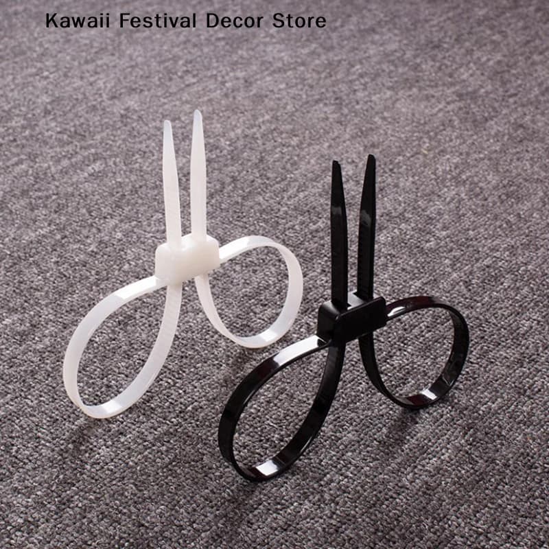 【K】1Pcs Flex Cuffs Plastic Nylon Disposable Zip Tie Handcuffs Toughness Cable Handcuff Public Security Enforcement Gardening