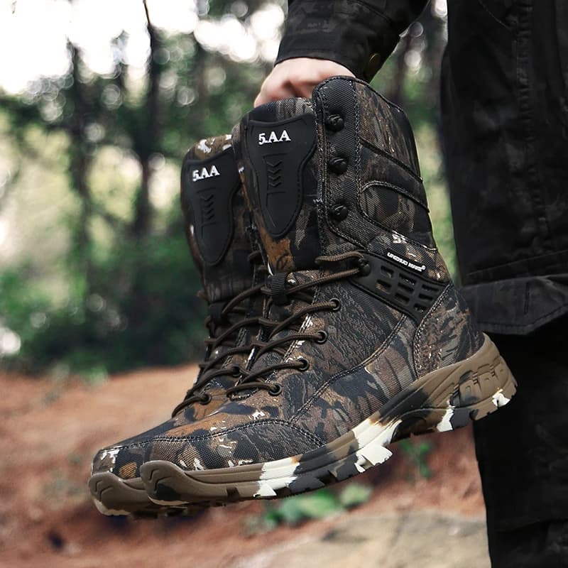 Men Tactical Boots Breathable Waterproof Climbing Hiking Shoes Ultrallight Male Rapid Response High Quality Camping Army Boots