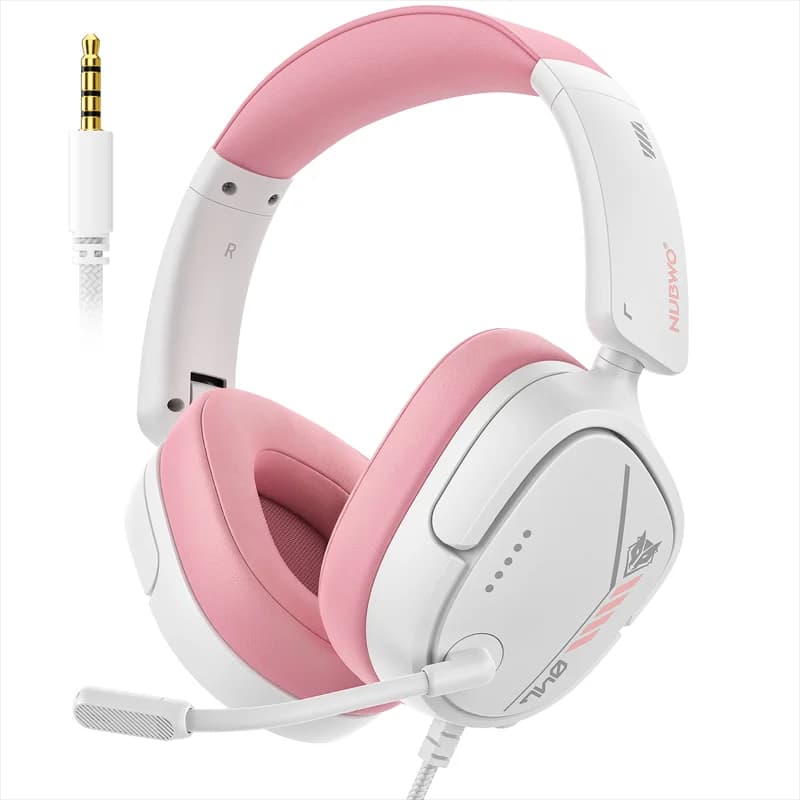 Cuffie da Gaming NUBWO HG04L per PS5/PS4 Xbox Series X | Microfono Unidirezionale Leggero da 250g con Jack da 3,5mm per S/Xbox One Switch