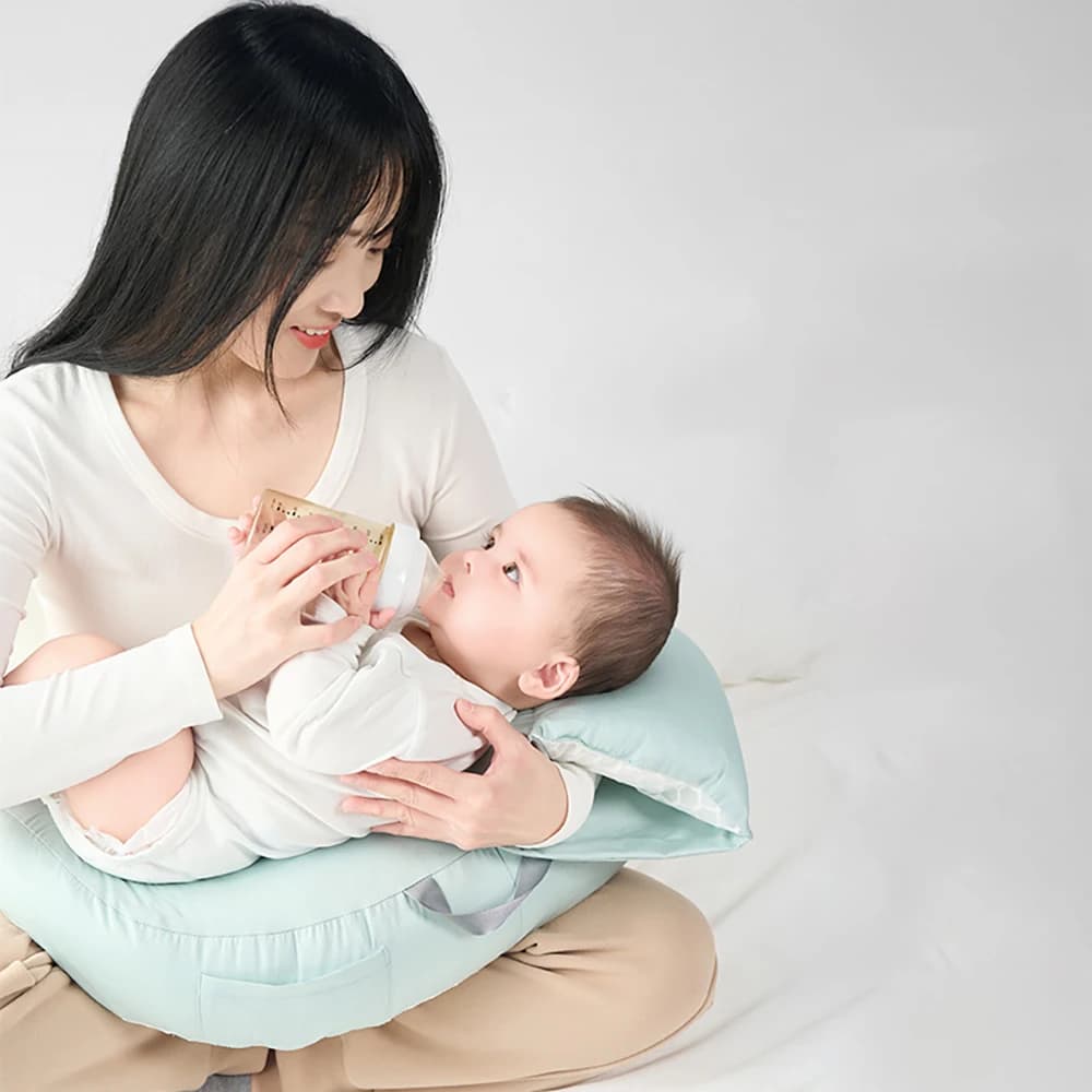 Breastfeeding Pillow With Lying-down Nursing Support For Maternity Hands-free Anti-Vomiting Inclined Pillow for Allasons