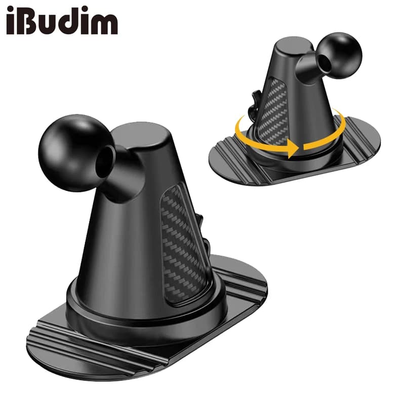 17mm Ball Head Base for Car Dashboard Cell Phone Support Stand Universal Car Phone Bracket Accessories Strong Glue Sticker Base