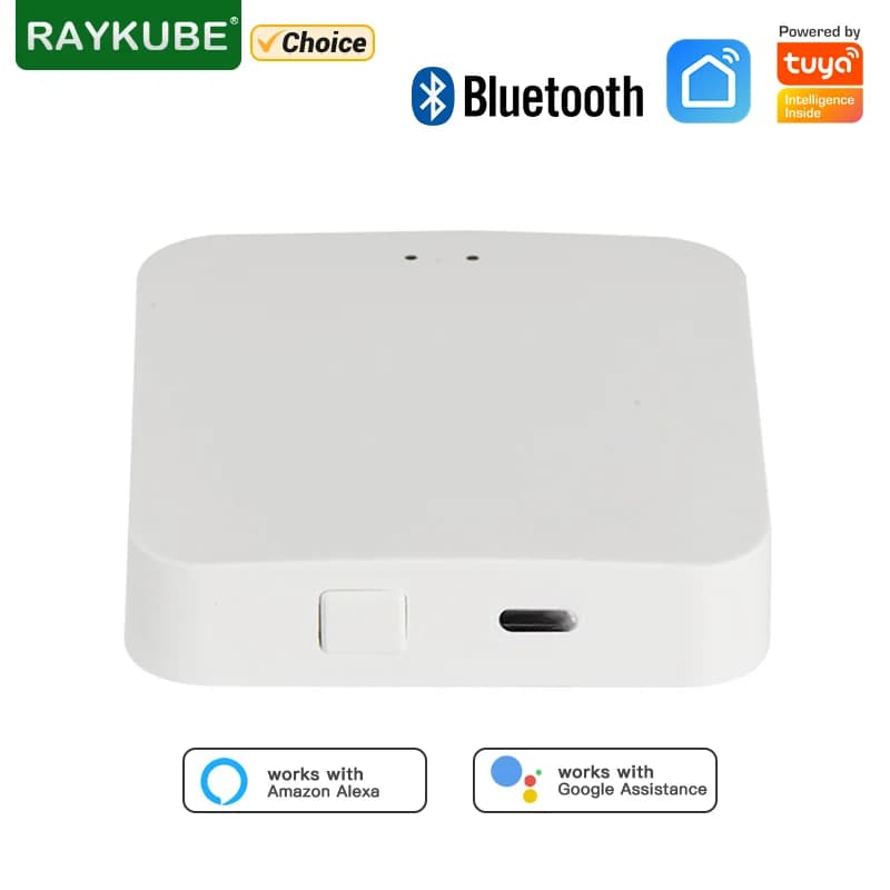 RAYKUBE GW003 Gateway USB Bluetooth per App Tuya, Hub WiFi per Serratura Intelligente, Adattatore Wireless Bluetooth per Controllo Remoto