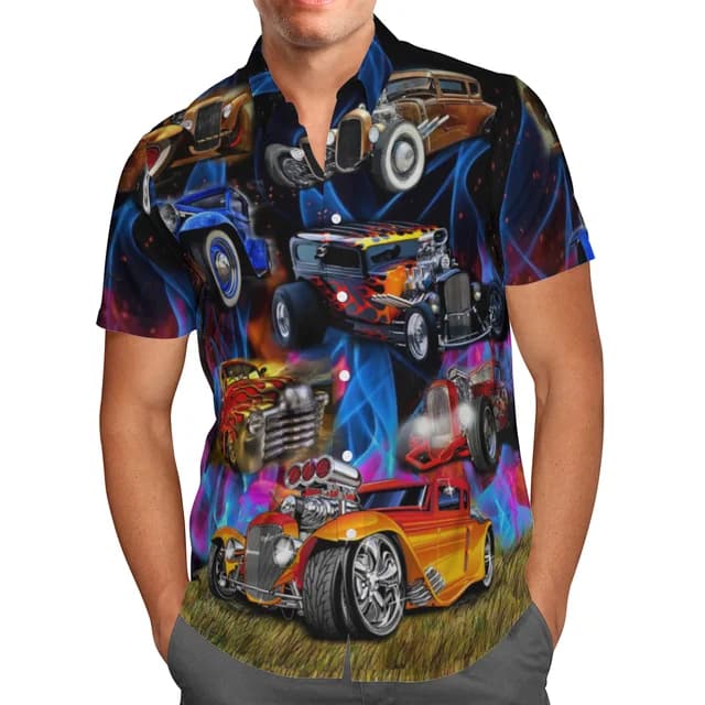 Black T-shirt, 3D spaceship, Hawaiian socks, men's summer fashion, big shirt, Homme Camisa Masculina