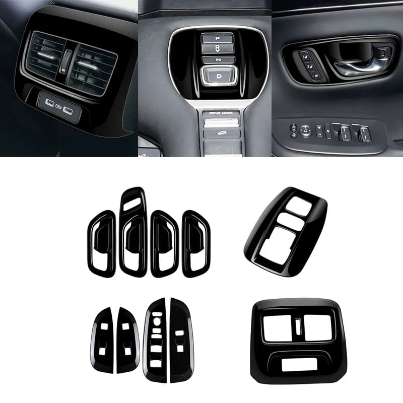 RHD Per Honda ZR-V ZR V ZRV 2022 2023 ABS Nero Auto Maniglia Interna Della Porta Ciotola Della Copertura Della Cassa Trim Adesivi accessori styling