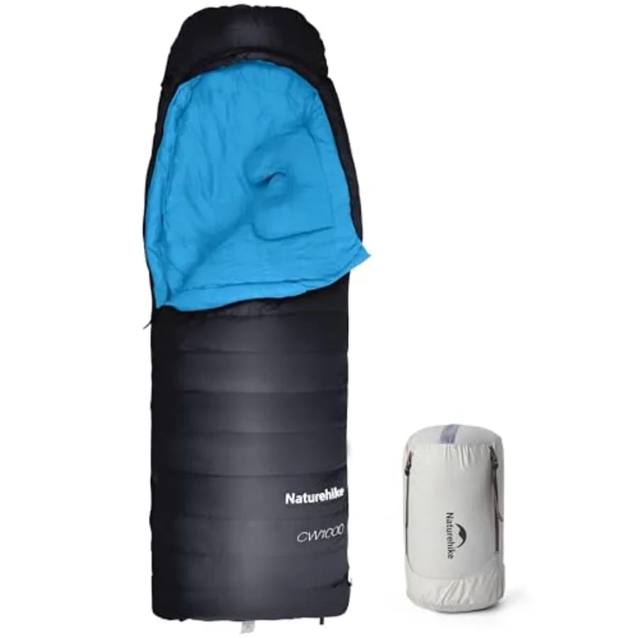 Ultralight Pele Bag in Goose Feather 0 Degrees for Adults, 650 Fill Power, for Camping and Cold climates, with RDS -2 °F / 18 °F Sl