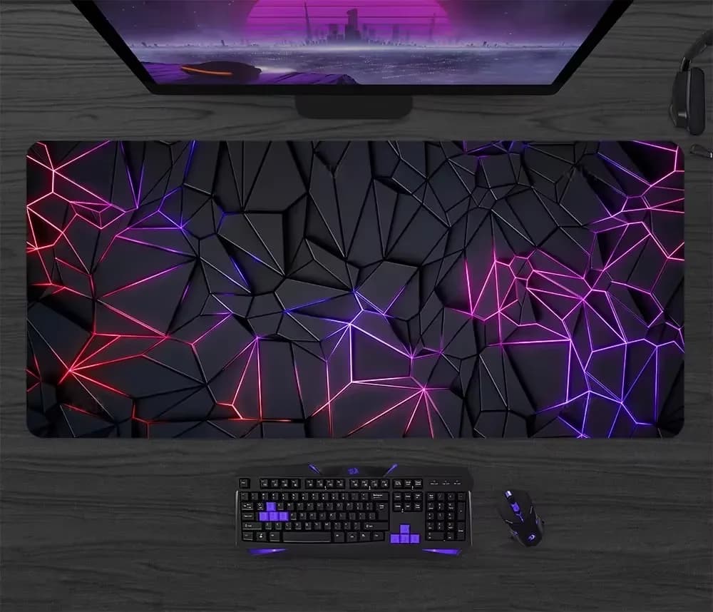 Play Mouse Mat Mouse Mat Player Desk Mat Large Keyboard Xll Table Computer Table Accessory Surface Xl Ped Mauspad