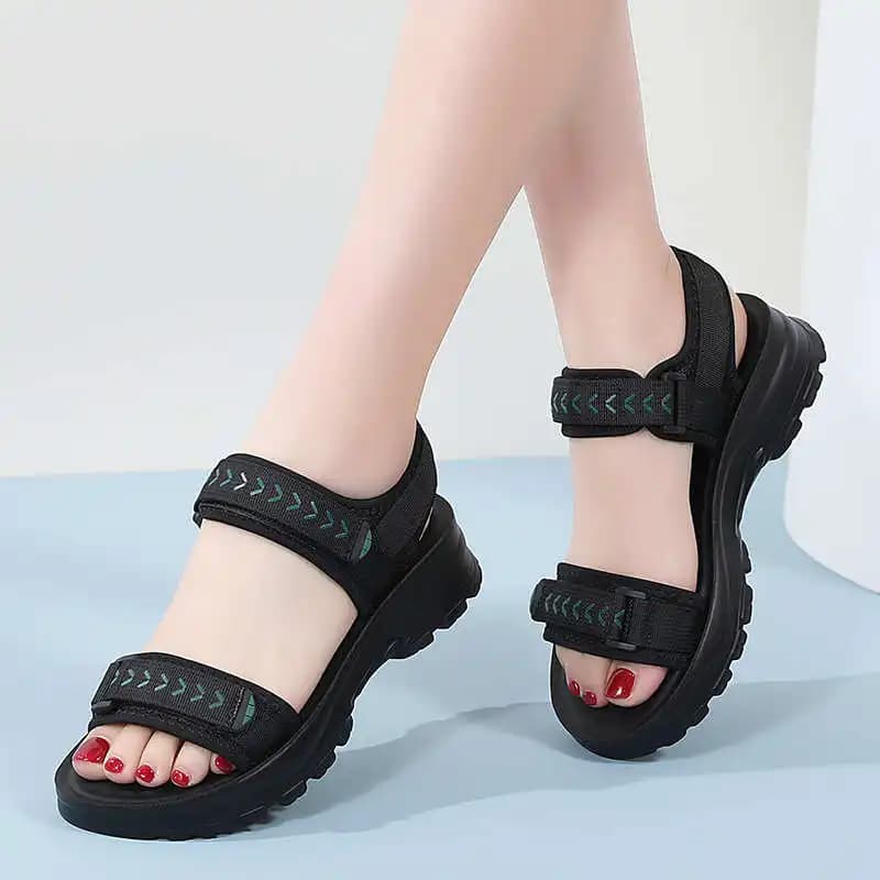 Women's Comfortable Sandals Natural Leather Slippers Shoes Luxe Sport Teniz Tenismasculine
