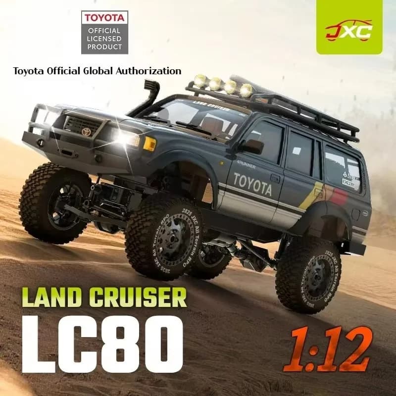 1:12 LC80 Rock Crawler 4WD Brushless RC Auto Impermeabile Fuoristrada Arrampicata RTR con LED Luce Telaio In Lega Giocattolo di Controllo Remoto