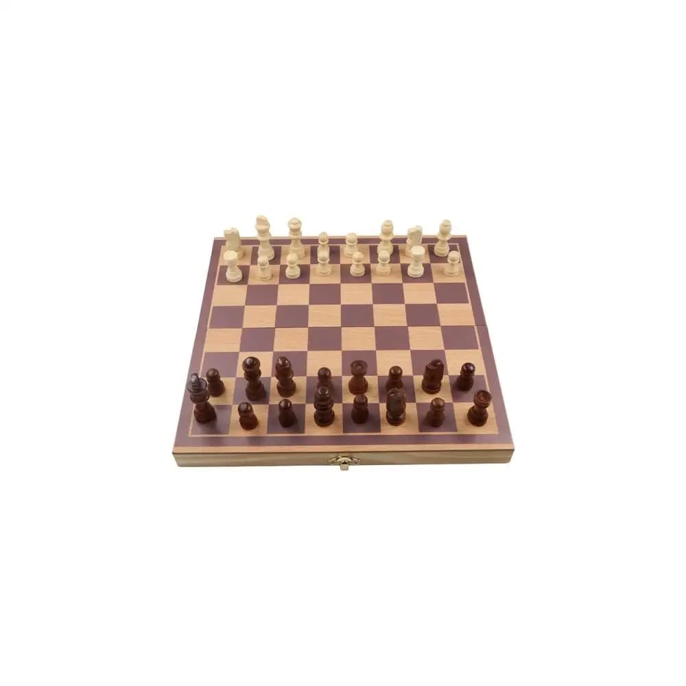 Folding Adult Beginner Foldable Chessboard Magnetic Wooden Chess Games Puzzle Game Chess Set Checkers
