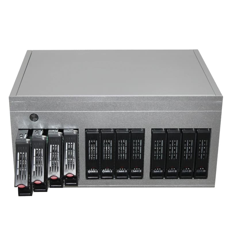 Case per Server NAS con 12 Alloggiamenti Hot Swap per Archiviazione di Rete