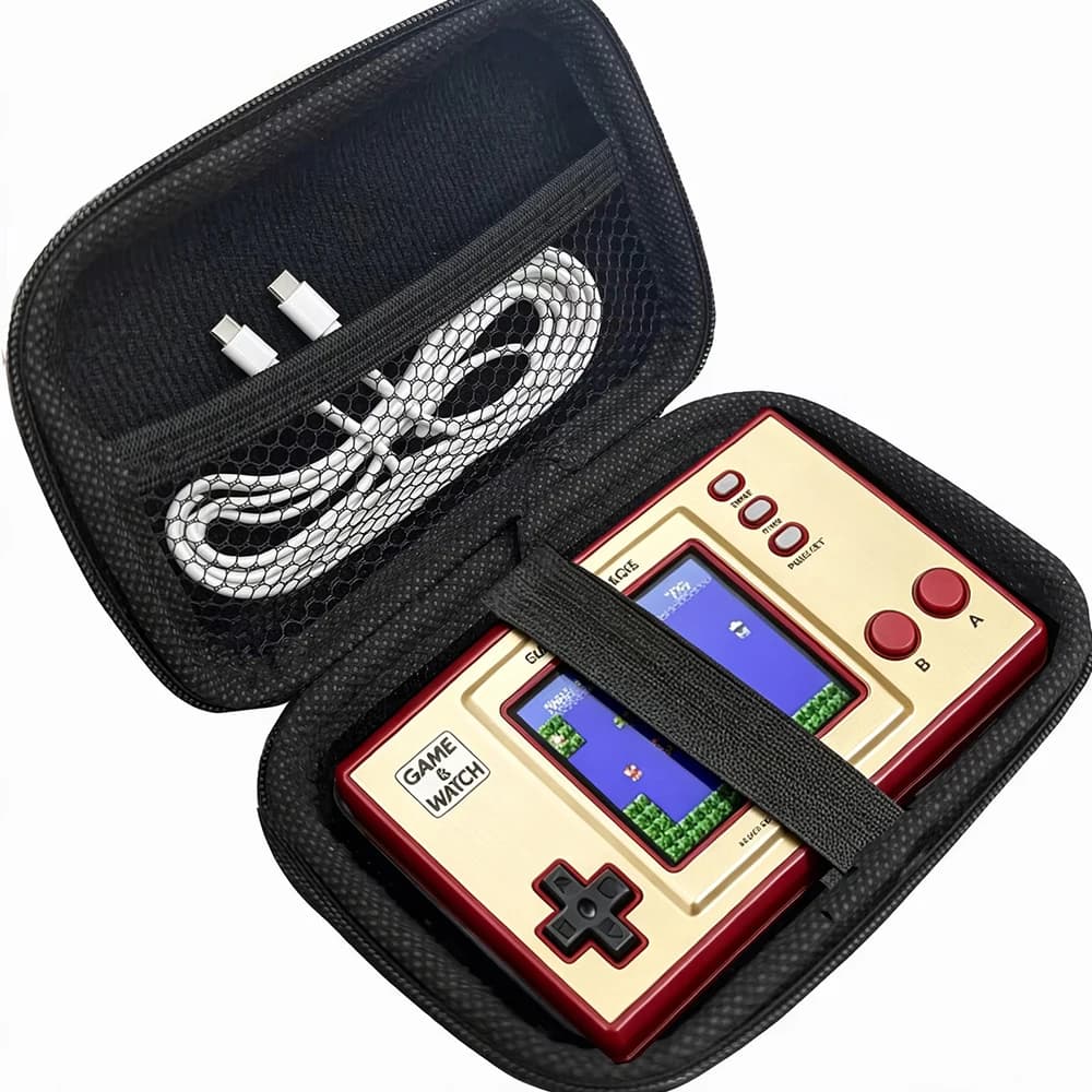 Hard Carrying EVA Case for Nintendo Game & Watch: The Legend of Zelda& Watch Super Mario Bros Retro Game Console Storage Bag