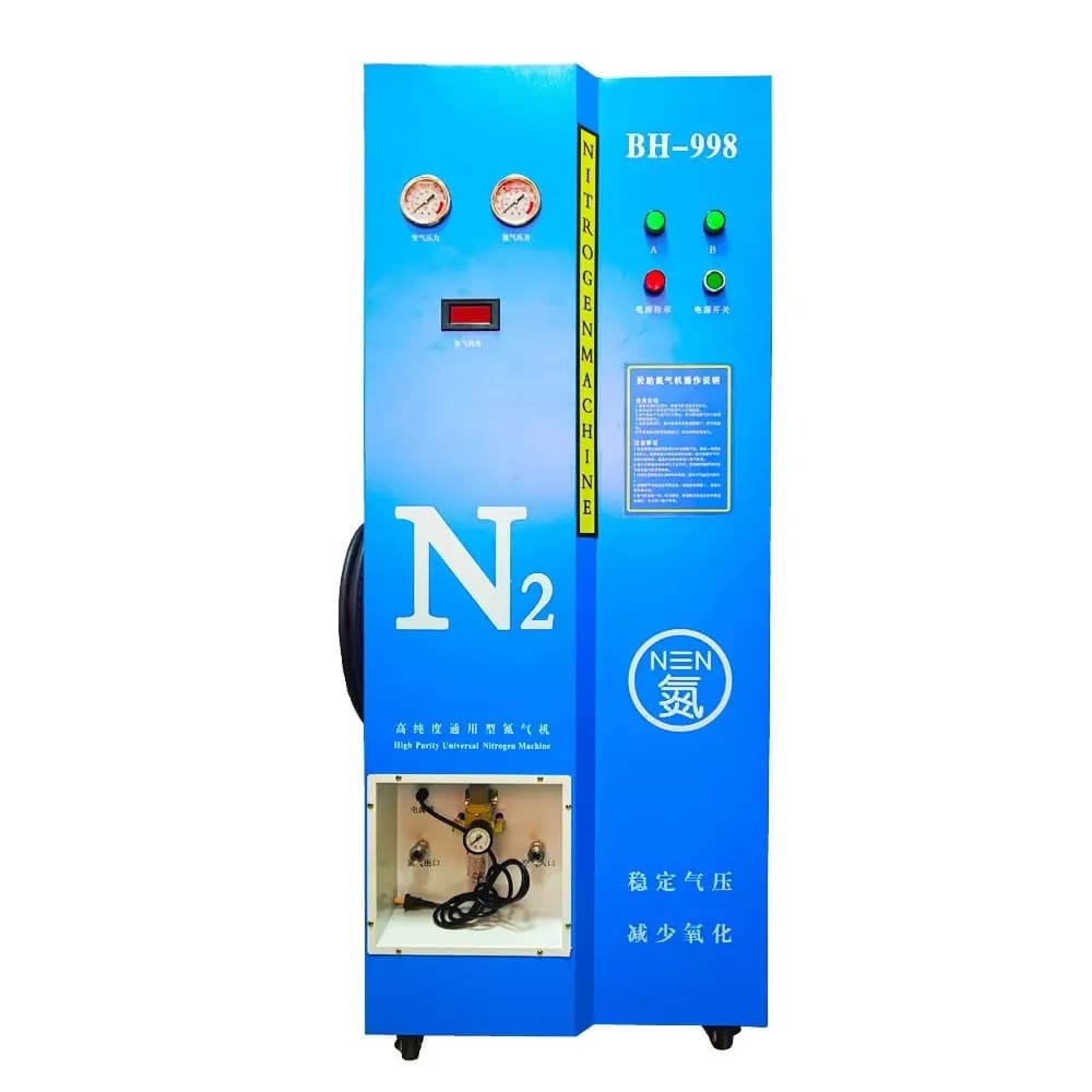 NUOVO Generatore automatico di gonfiaggio dell'azoto dei pneumatici per auto 220V 25W Macchina di rifornimento dell'azoto delle ruote ad alta purezza per la manutenzione automatica