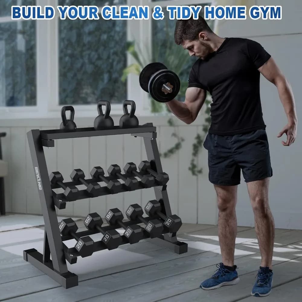 Handlebar holder, 3 level weight holder for handlebars, kettlebells