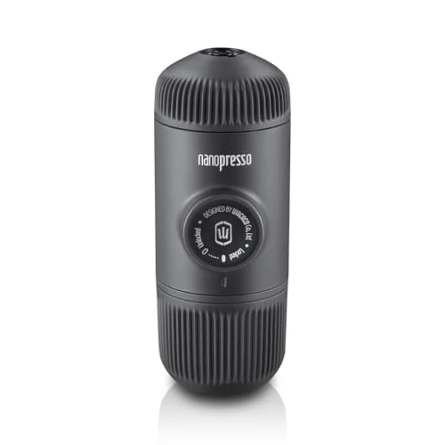 Nanopresso Portable Espresso Machine, Evolution of the Minipresso, Maximum Pressure 18 Bar, Travel Coffee Maker, No Need for Ba