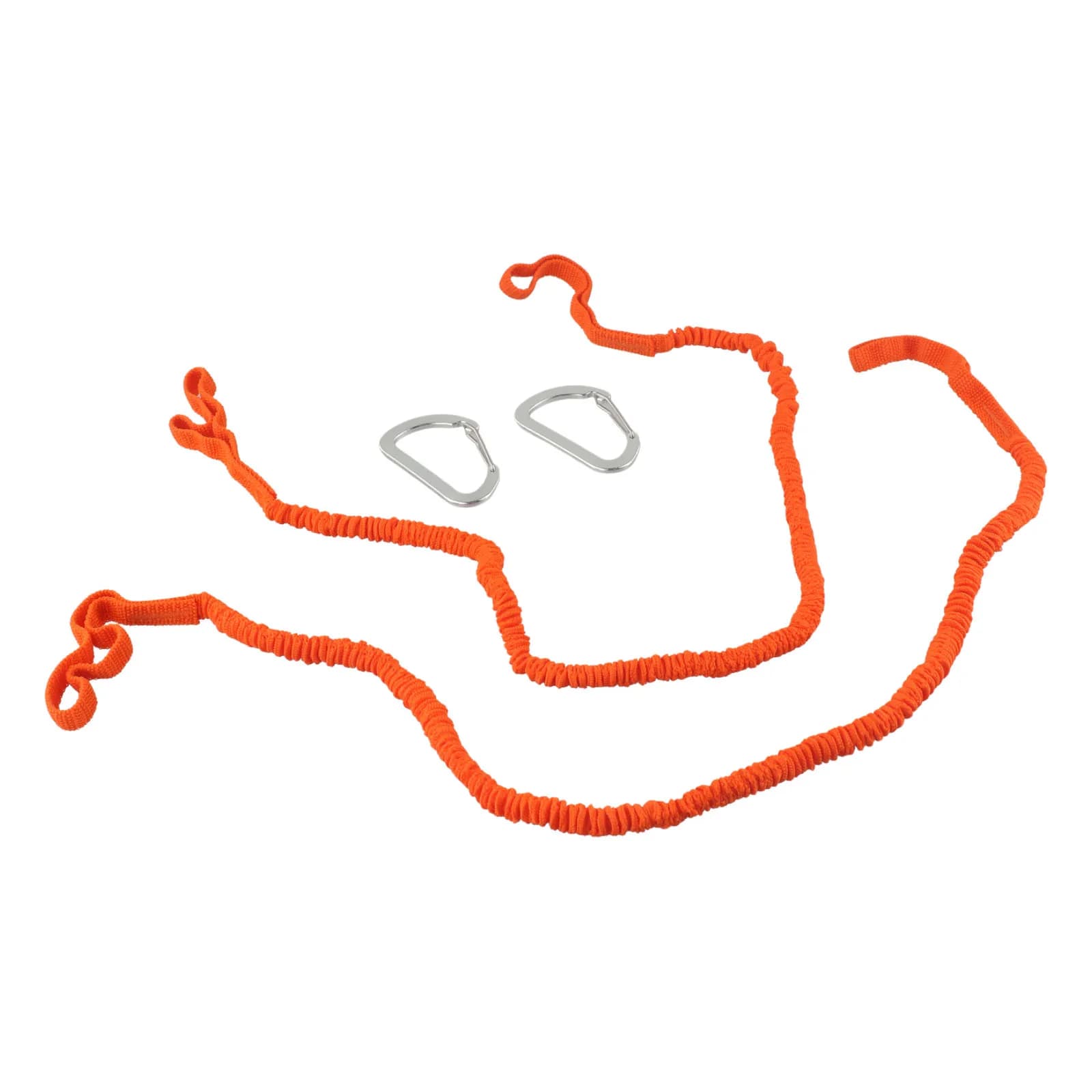 Lightweight Coiled For Paddle Rope for Kayaking Aluminum Clip for Easy Attachment Perfect for Fishing and Water Sports