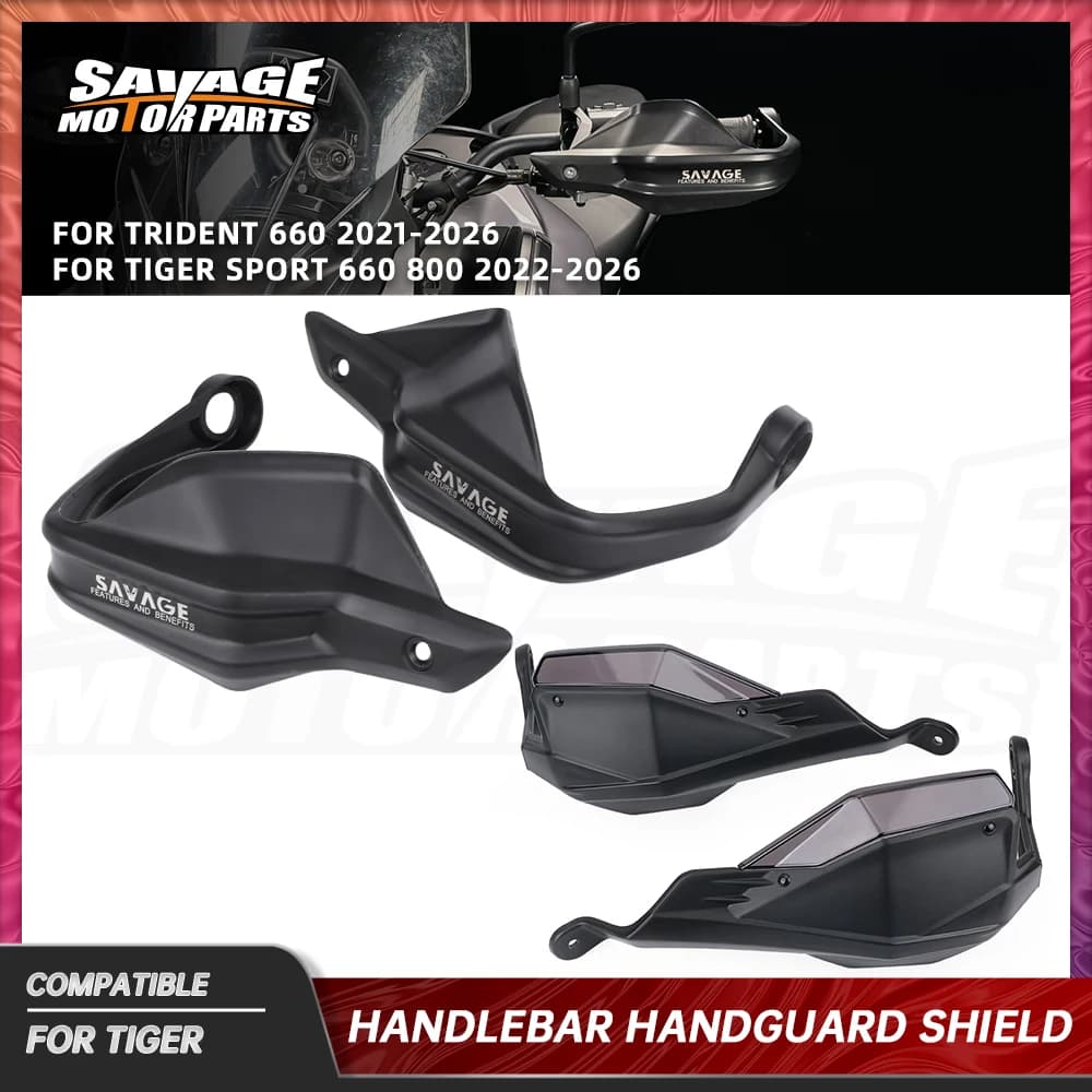 Per Trident 660 2025 Manubrio Paramani Scudo PER Tiger Sport 660 800 Moto Aumentare Mano Shield Guardie Leva di Protezione
