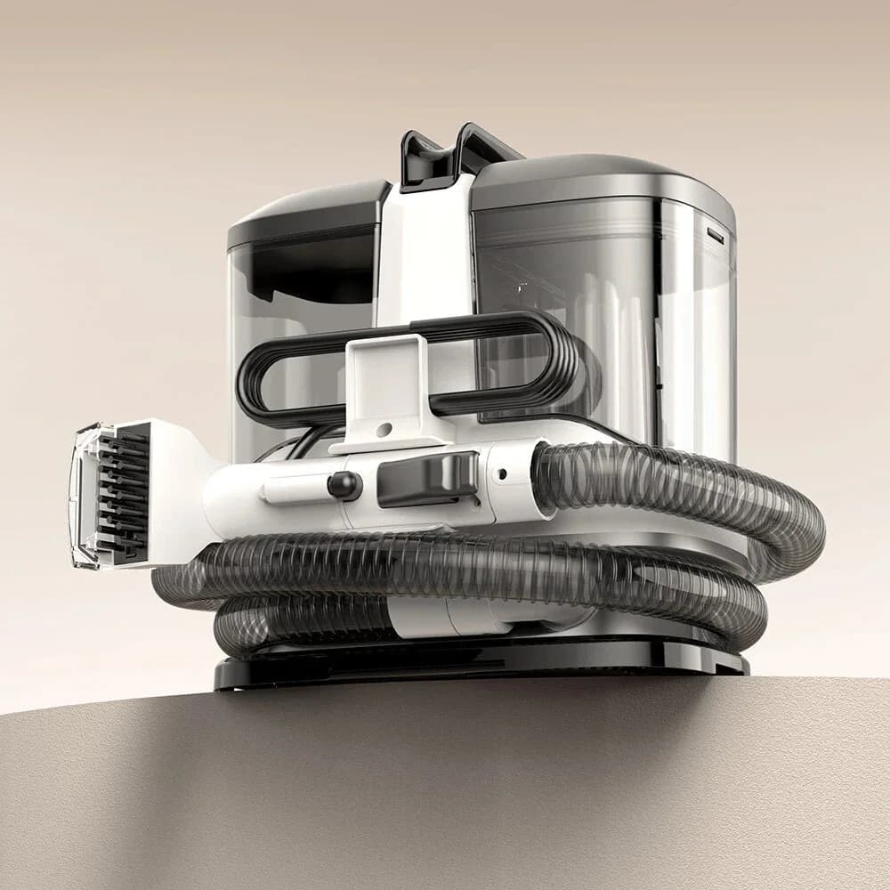 STLF2025 Disponibile, Pulitore per Tappeti Portatile da 450W per Uso Domestico, Aspirapolvere Elettrico con Shampoo ad Acqua, Pulitore per Macchie su Divani, per Animali Domestici e Sedili Auto