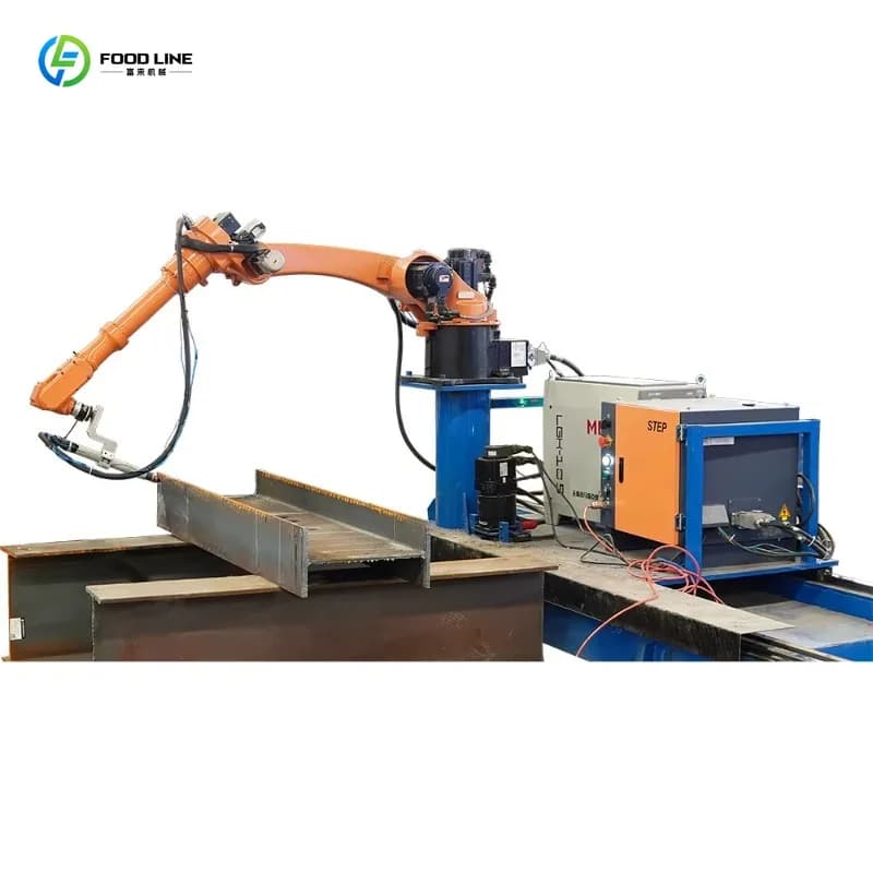 Robot di Saldatura a 6 Assi Completamente Automatico Personalizzato con Fonte di Alimentazione e Controllore PLC - Vendita Calda