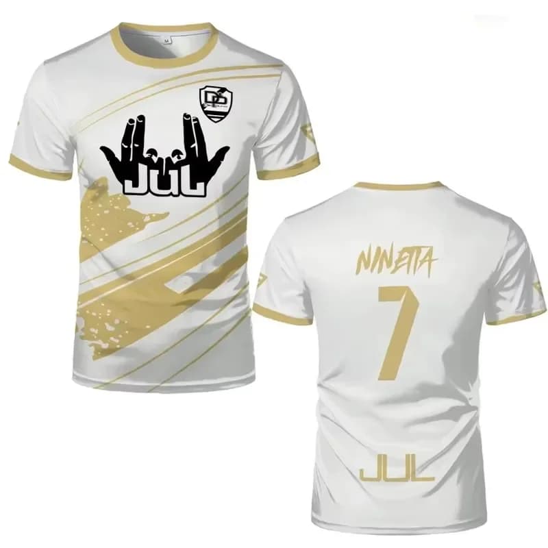 2026 Men Football Jersey 3D Print Quick Dry Breathable Soccer Shirt Summer Training Top Outdoor Sports Streetwear Short