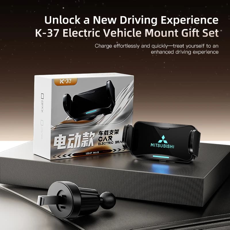 Supporto per smartphone da auto, supporto elettrico per telefono per Mitsubishi Eclipse Lancer Outlander Pajero ASX Colt I200 Space Delica Ralliart Ex