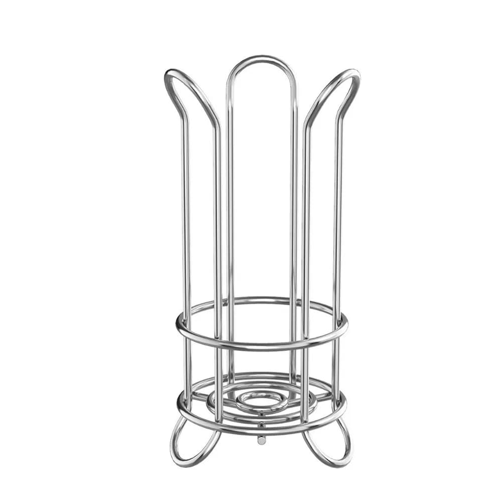 Iron Standing Toilet Roll Holder Large Capacity Decorative Toilet Roll Paper Holder Minimalist Durable Napkin Stand Restaurants