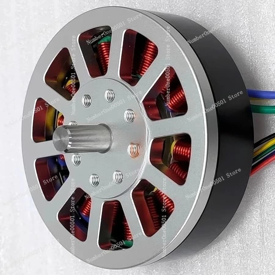6710 DC brushless motor 36V200W disc type flat ultra-thin direct drive motor, with inductive belt Hall