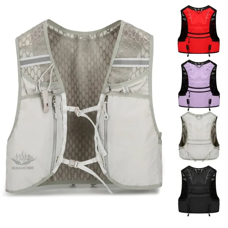 New Cycling and Running Vest with Pockets, Lightweight Running Vest for Running with Hydrating Bag and Phone Pocket, Breathable