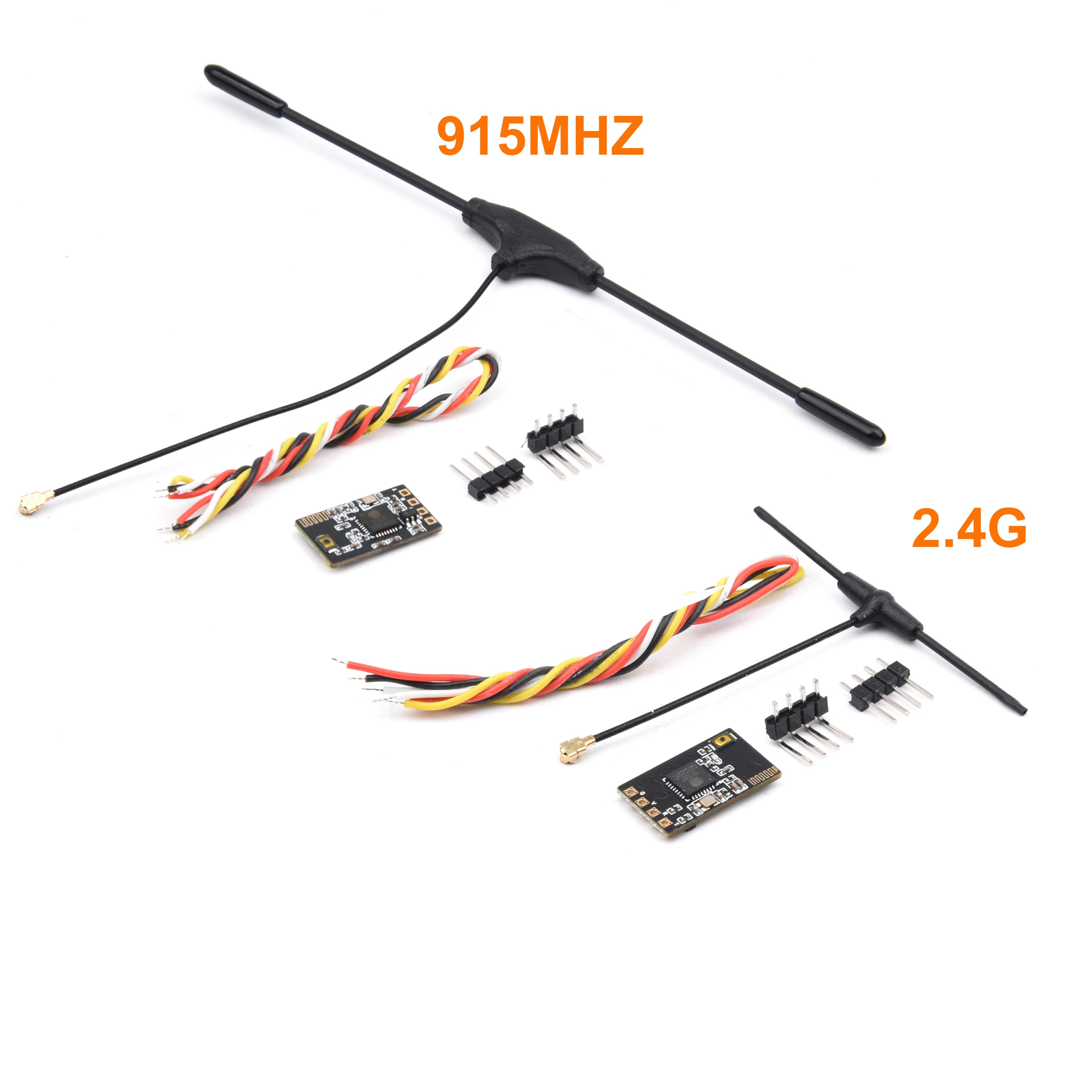 Ricevitore ELRS NANO ExpressLRS 915 MHz / 2,4 GHz con antenna tipo T Supporto aggiornamento Wifi per parti di droni trasversali RC FPV