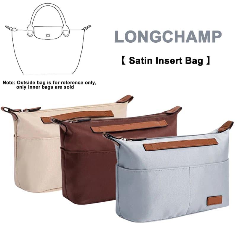 EverToner Organizer bag with nylon insert for Longch-mp LE PLIAGE luxury bags inner travel bag Portable makeup bags