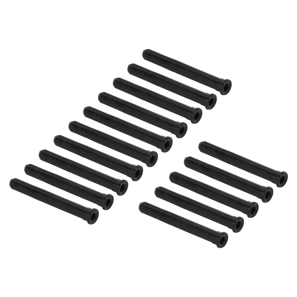 15PCS Nylon Tennis Racket Wire Protection Tube 4.0x35mm Easy Replacement Tennis Racket String Protection Tubes Durable Material