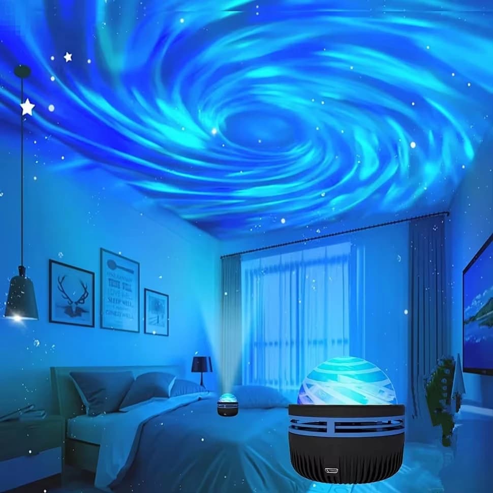 LED Projector Galaxy Colorful Light Galaxy Sky Projector Bedroom Night Light Kids Room Decoration Christmas party decoration