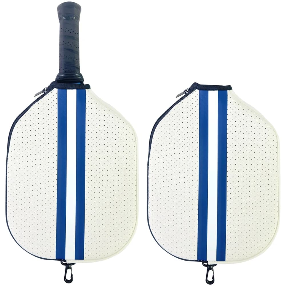 Lightweight Waterproof Pickleball Racket Bag Made of Neoprene Fits Tennis Badminton Rackets 28x20x2.5cm with Hook