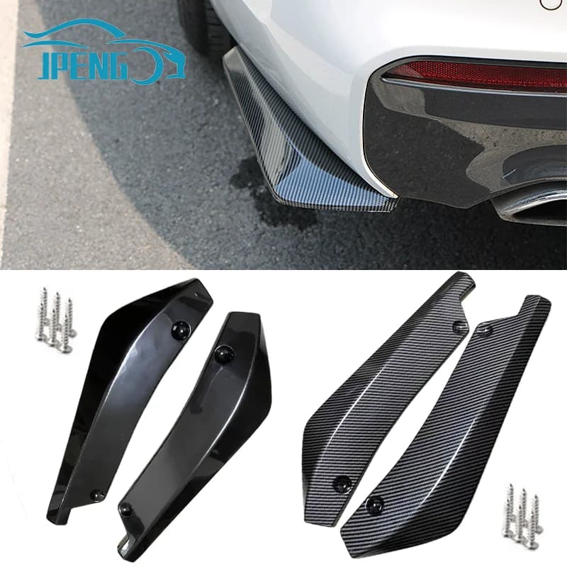Universal For BMW Accessories E90 F20 E46 E92 For VW Golf 5 6 7 Gti Mk7 Car Rear Bumper Diffuser Splitter Scratch Protector