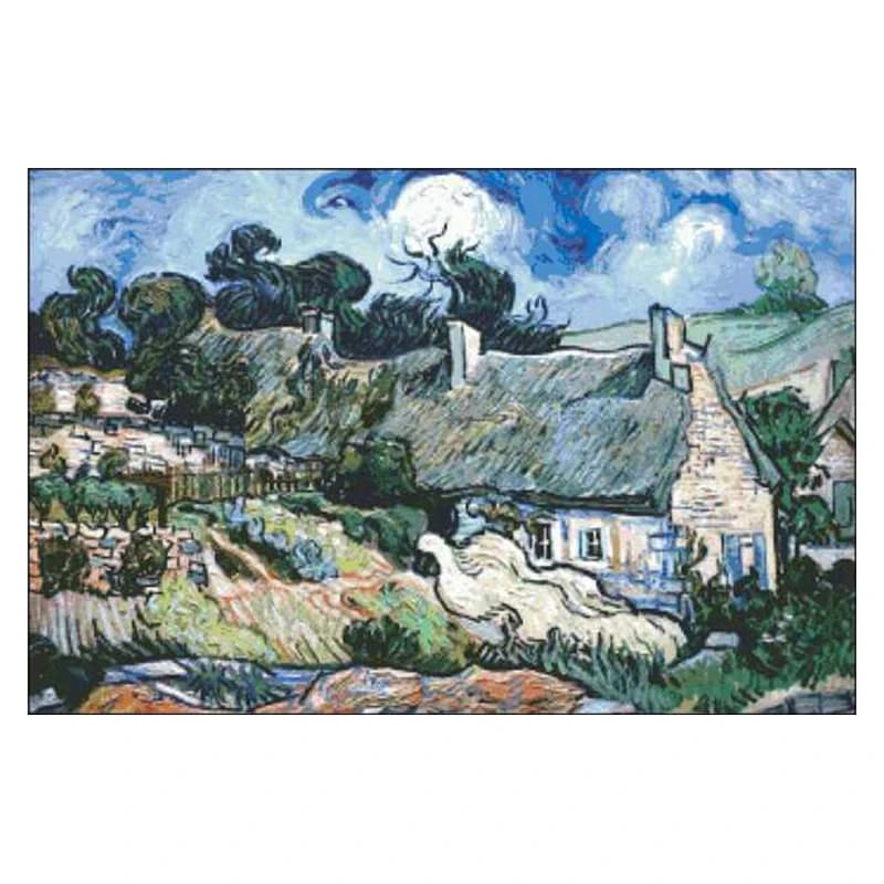 FJ1127 Kit punto croce Stich ricamo punto croce Kit completo ago arti e mestieri Hobby pacchetto cucito di natale fai da te
