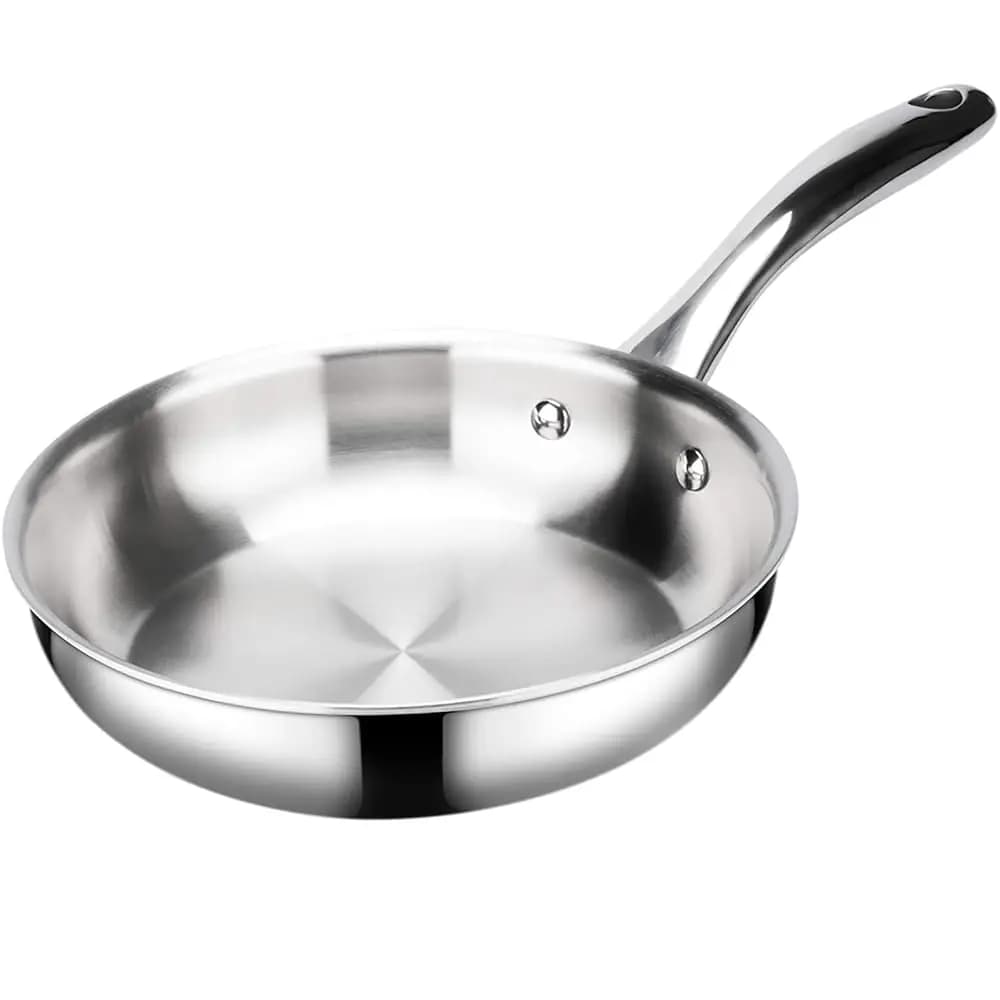 Padella Antiaderente Duxtop in Acciaio Inox Tri-Ply per Cucina a Induzione, 10 Pollici
