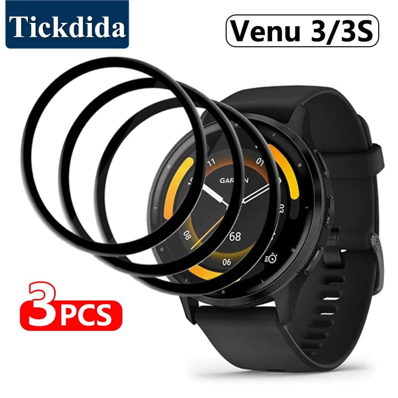 Pellicola protettiva 3 pezzi per Garmin Venu 3 3s pellicola morbida a schermo intero per Garmin Venu 3 vetro non temperato