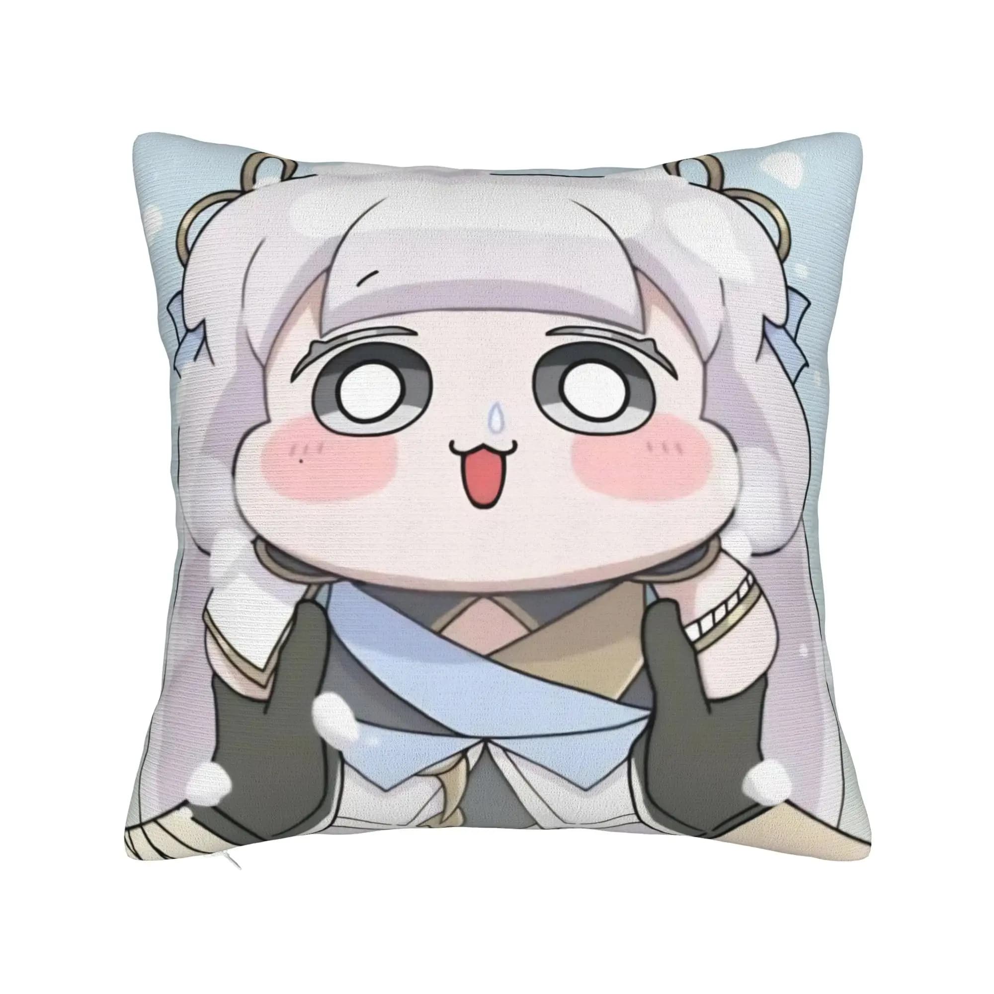 Federa decorativa per cuscino Trickcal C-Chibi Go Games Merch Home, federa con cerniera, diverse misure