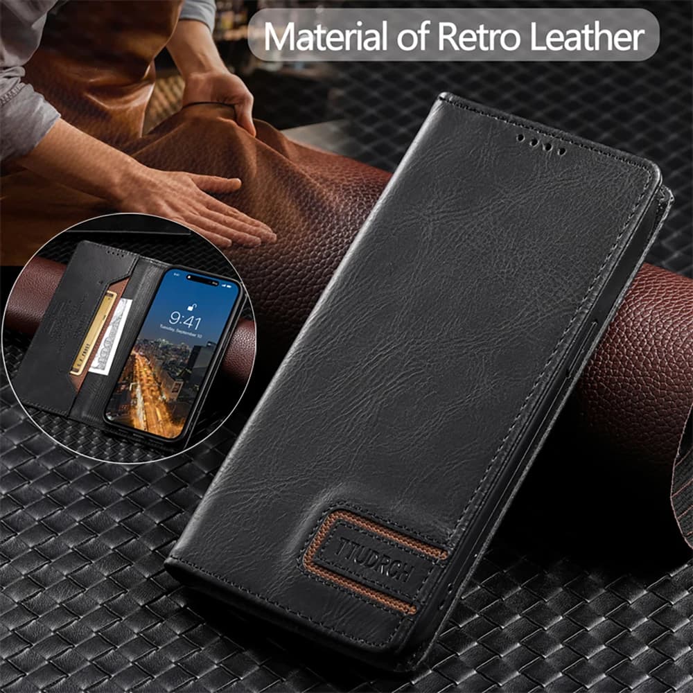 Custodia Flip per iPhone 17 Pro Max 5G 2025 Portafoglio in pelle RFID Funda per iPhone 17 Air Custodia iPhone17 Pro 17ProMax Magnet Cover