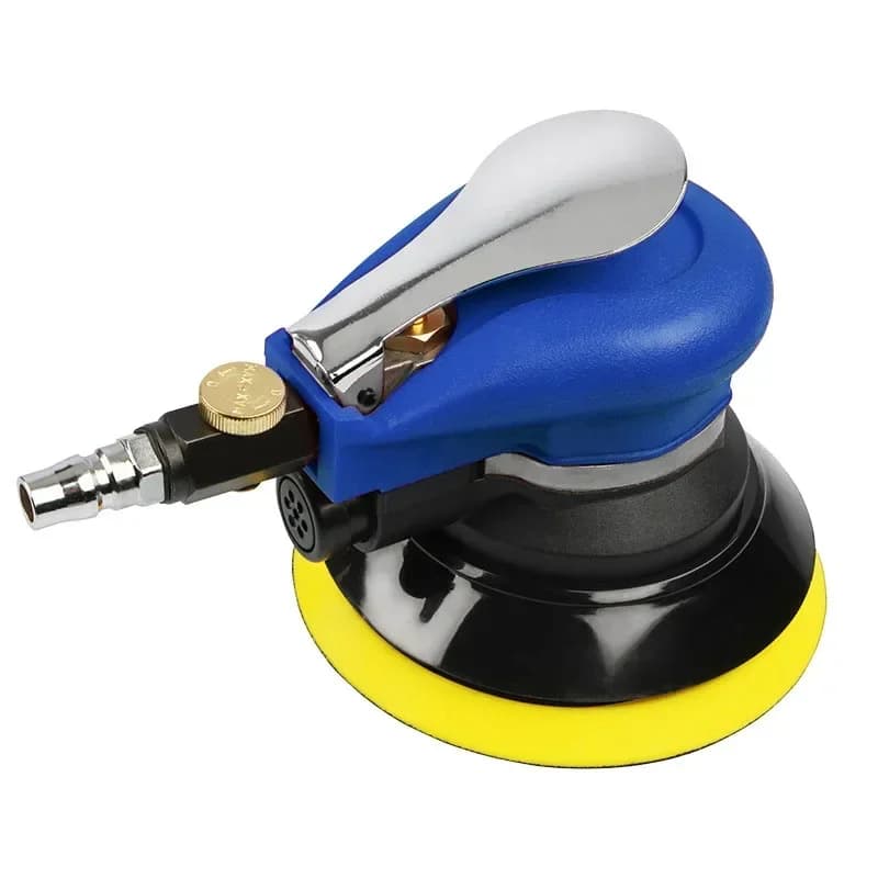 Macchina per lucidatura e ceratura per auto da 5/6 pollici Macchina per carta vetrata con design eccentrico circolare multiuso in metallo per lucidare e cerare