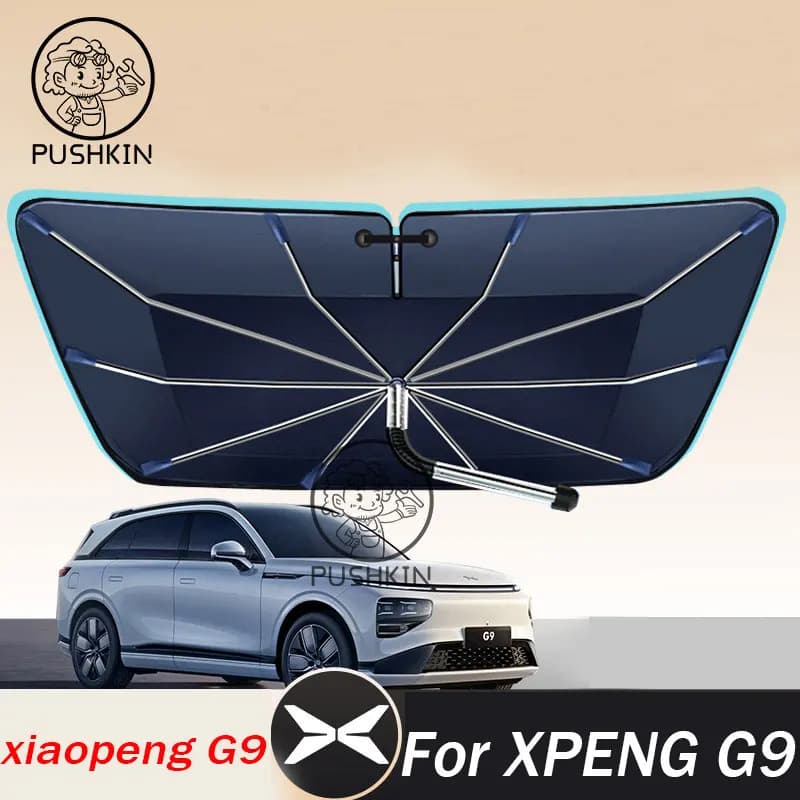 Per XPENG G9 xiaopeng G9 2023 2024 2025 Auto Parabrezza Parasole Pieghevole Ombrello amry Anteriore Isolamento termico Accessori