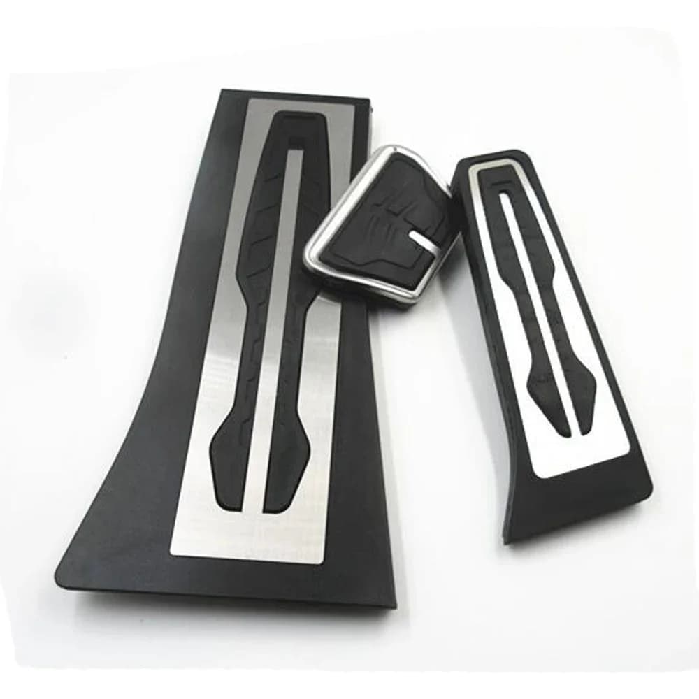 LHD Gas carburante freno poggiapiedi Pedal Plate Pad AT per BMW X5 X6 F15 F16 E70 E71 E72 pedali Pad accessori auto