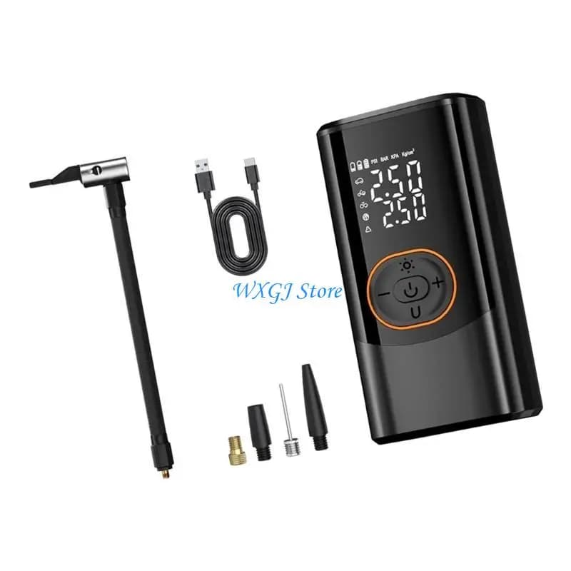 Lampada integrata con ricarica wireless per compressore d elettrico portatile 37JE