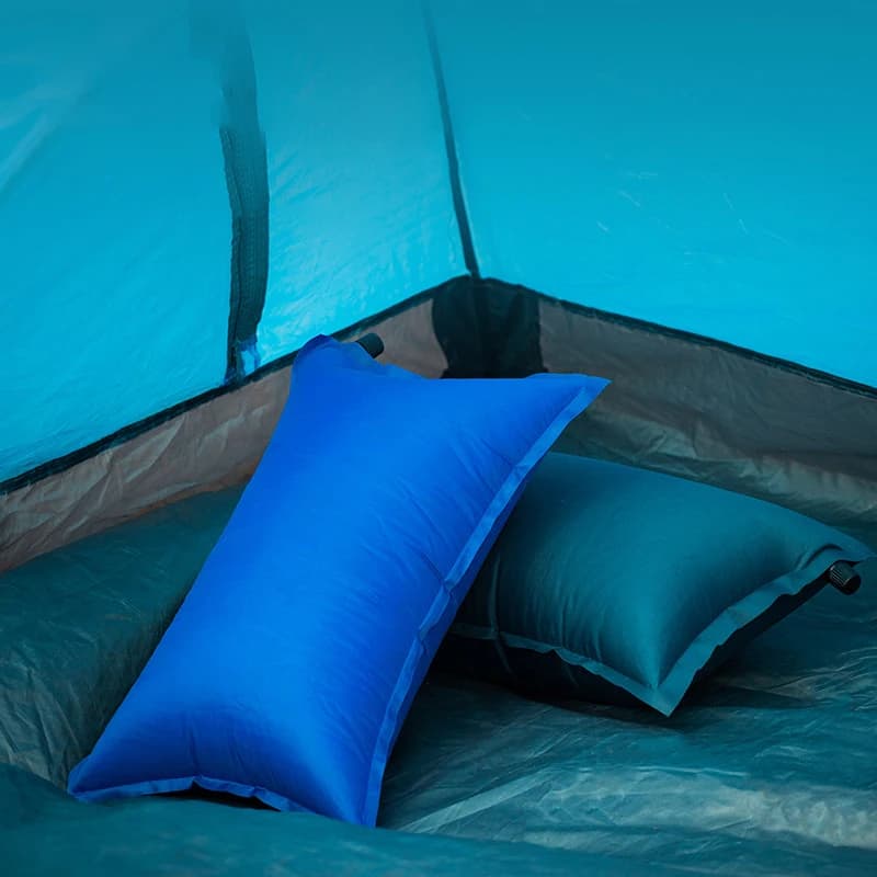 【ST】Cuscino gonfiabile confortevole per la vita, per viaggi e turismo, cuscino di supporto per la vita, cuscino da esterno, cuscino per dormire in campeggio